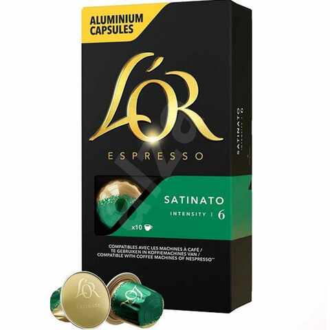 L&#39;Or Espresso Satianto Intensity 6 Aluminium Coffee Capsules 52g